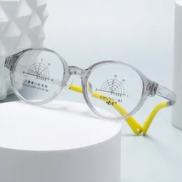 Sunglasses Frames 45mm Children's Spectacle Frame Silicone Glasses Elastic Leg Myopia Astigmatism Customized Soft