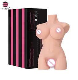 Ayiyun Realista Sexy Buceta Grande Realista Vagina Apertada Vagina Anal Produto Adulto Masculino Masturbador Brinquedos Sexuais para Homens Q04193691261