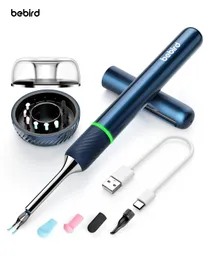 ASD Bebird Note5 Pro Ear Cleaner pincett, 10 megapixlar Ear Otoscope Camera, 6 Earwax borttagningssats, 12 öronsked, baslagring