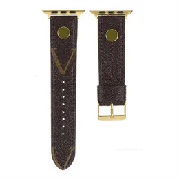 Iwatch Band 38mm 41mm 42mm 44mm 45mm harfler akıllı kayış tasarımcısı2ZDA2ZDA için tasarımcı tasarımcı deri izleme kayışı