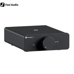 مكبر للصوت Fosi Audio V3 Stereo Power Amplifier 300W X2 TPA3255 Class D Mini Speaker AMP 2 قناة مكبر للصوت لرفوف الكتب السلبي