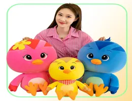 Cute Chicken Team Plush Toys Cute Chicken Doll Children039s Large Doll Cloth Doll Birthday Gift Whole2801336