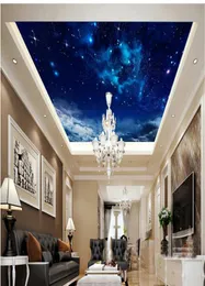 寝室のためのファッション装飾家の装飾ゼニスフレスコ背景壁3D天井壁画壁紙3337631