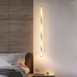Ljuskronor Modern LED -ljuskrona för vardagsrummet sovrum sovrum belysning svart/vita hängande lampor lampadario