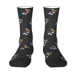 Men's Socks Ufo Robot Grendizer Dress Mens Womens Warm Fashion Novelty Goldorak Anime Manga Crew