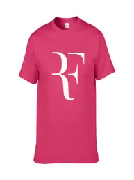 新しいRoger Federer RF Tennis T Shirts Men Cotton半袖完璧なプリントメンズTシャツファッション男性スポーツOnerサイズのティーZG786666788