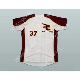 RAKUTEN EAGLES MOTOHIRO SHIMA 37 MAGLIA BASEBALL QUALSIASI NOME O NUMERO NOVITÀ Cucita