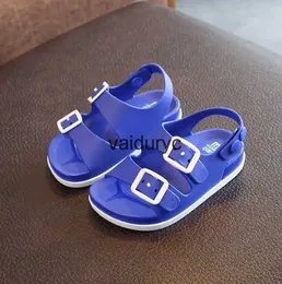 Sandaler Ywpengcai 2020 Summer Kids Beach Shoes Boys Anti-Slip Plastic Open-Toed Toddler Boy Buckleh24229