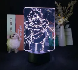 Nocne światła akrylowe japońskie japońskie anime LED LED LED dla dzieci Dzieci Urodziny urodzin