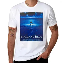 Męskie topy z czołgami le grand bleu T-shirt ponadgabarytowe t-koszulki puste ubrania męskie