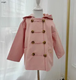 Marke Kind Tench Mäntel Zweireihiger Kindermantel mit Schnalle, Größe 90–150 cm, Babykleidung, minimalistische einfarbige Windjacke für Mädchen und Jungen, 24. Februar 2020