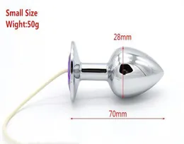 Três tamanhos para escolha choque elétrico plugue anal eletro choque butt plug brinquedos temáticos médicos eletro brinquedo sexual para coupl1299900