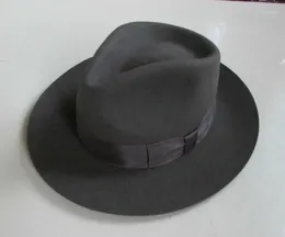 Beralar yün fedora şapkası unisex fedoras şapkaları yetişkin moda trilby şapkası adamın kapağı b-8130