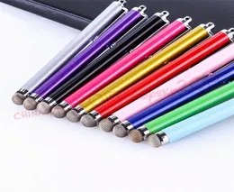 Penna stilo capacitiva in tessuto in fibra Penna touch in metallo per iPad iphone 6 7 8 x Samsung telefono Android tablet pc mp32074846