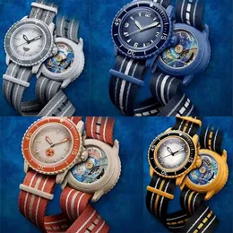 Ocean Montre 42 mm męskie zegarki Wysokiej jakości designerski zegarek kwarcowy ruch Orologi Lusso Nylon Pasek Ocean Indyjski Pacyfiku Ocean Lady Watch SD049