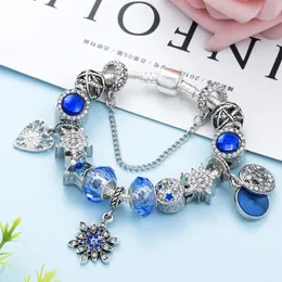 Luxo clássico série céu estrelado pulseiras estrela lua frisado jóias pulseira marca designer charme presentes pulseira estilo de moda jóias atacado