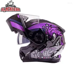 Motorradhelme BLD Helm Open Face ABS Motorrad Helm Elektrische Sicherheit Doppellinse Casco Moto Casque Frauen Männer Kask De Para ECE