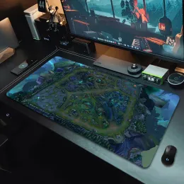 Pads League of Legends Gaming Accessories HD Print Mouse Pad NonSlip Rubber Gamer Mouse Mat Game Carpet Computer Mousepad Deskmat