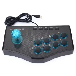 Joysticks Risewired Game Controller Game Rocker USB Arcade Joystick USBF Stick For PS3 Computer PC Gamepad Gaming Console