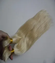 Straight European Hair Bulk Blond Bulk 100 Natural Raw Hair 200g human braiding hair bulk 2PCS7500060