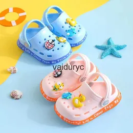 Turnschuhe kinder Mules Clogs sommer baby jungen mädchen Cartoon sandalen flache absätze solide cartoon hausschuhe ldrens garten schuheH24229