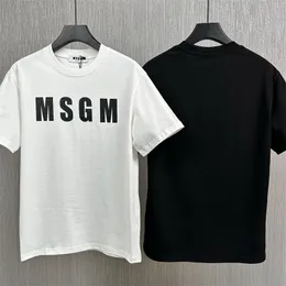 Tasarımcı T -Shirts Erkek Tişörtleri Kadın Tasarımcılar% 100 Pamuklu Tees Msg -12 Adam Rahat Gömlek Luxurys Giyim C2 Street Giyim Fit Şortları Kol Yaz Giysileri