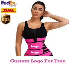 Niestandardowe logo mężczyźni Kobiety Trainst Trainer Belt Corset Brzuch Szyfowanie Shapewear Regulowane talia Wsparcie nadwozia ciała FY80842261765