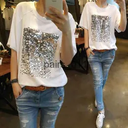 Kvinnors blusar skjortor 2018 Kvinnors sommarsekvensskjortor Kort ärmskjorta svart vit t-shirt lady mode lös cottont skjortor 240229