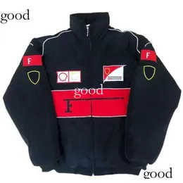 F1 Formel 1 racingjacka Vinterbil Full broderad logotyp Bomullskläder SALE 493