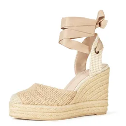 Drop Women 's Zuki Wedge Espadrille Sandals