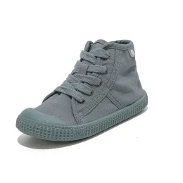 Sneakers minimlsa barn casual skor unisex 2022 klassisk hög toppflickor duk skor student snörning sneakers för pojkar barn skor