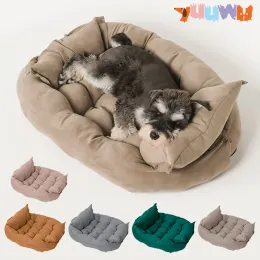 Mattor husdjurssäng för hund multifunktion fällbar fyrkantig kudde husdjur soffa bo valp säng för katter kan deformeras mångsidig kennel säng