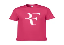 새로운 Roger Federer RF Tennis T Shirts Men Cotton Short Sleeve Perfect Printed Mens Tshirt 패션 남성 스포츠 Oner 크기의 Tees ZG72514217