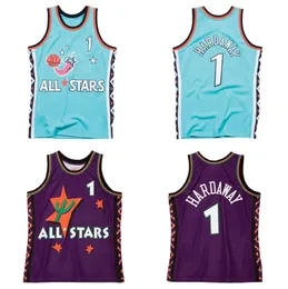 Zszyta koszulka do koszykówki Penny Hardaway 1995 1996 All-Star Mesh Hardwoods Classic Retro Jerseys Men Men Youth S-6xl koszulki