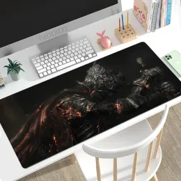 Tappetini Berserk Mouse Pad Gaming XL Custom HD Home Mousepad Tappetino per tastiera XXL Tappeto in gomma naturale Morbido tappetino per mouse desktop per laptop