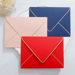 Gift Wrap 30Pcs/50Pcs/Set Bronzing Envelope Creative Retro European Business Letter Wedding Invitation