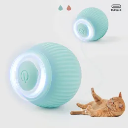 Spielzeug Interaktive Katze Rollende Zufällig Bewegende Katzen Spiele Spielzeugbälle Elektrisches Spielzeug für Kätzchentraining Spielen Intelligentes Katzenspielzeug Interaktiv