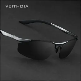 VEITHDIA Sunglasses Outdoor Brand Designer Aluminum Driving Cycling Polarized Men Goggle Eyewear Male Sun Glasses UV400 6529 240220