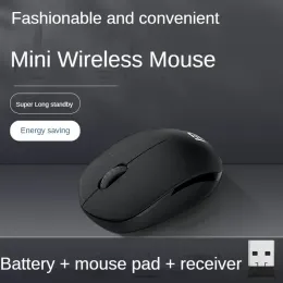 Möss Fude i210 Trådlös mus MUTE Power Saving Notebook Desktop Computer Gaming Optical Wireless Mouse For Girls