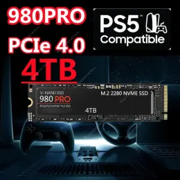 Boxs m.2 2280 ssd 980 pro nvme 1tb 2tb 4tb pcie gen 4.0 x4, disco rígido de estado sólido para desktop/laptop/console de jogos/ps5