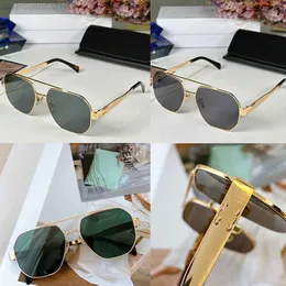 Metal square sunglasses Fashion designer Triumphal Arch Occhiali da sole quadrati in metallo Arc de Triomphe 40260 frame metal mirror legs J8RA