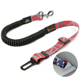 Belts Adjustable Heavy Duty Dog Leash Car Seat Belt Elastic Vehicle Chain Dog Accessories Labrador Dog Chain Premium Durable Fashion