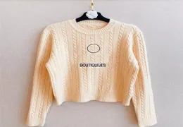 Женщины вязаная свитер шерстяная осенняя девочка -пуловерскую перемычку Super Elastic Fashion Emelcodery Star с круглой шее