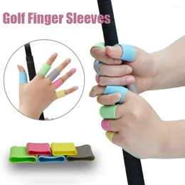 Golfträning AIDS 8st Fishing Basketball Baseball Bowling Hand Protector Support Finger Sleeves Silicone Sports Band