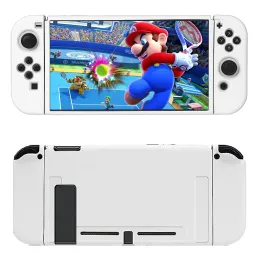 Nintendo Switch Kılıfları Düz ​​Renk Koruyucu Kılıf TPU Malzeme NS Joy Con Controller Shell Game Host Aksesuarlar Kabuğu