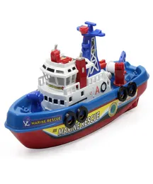 Electric Boat Children Marine Rescue Toys Fire Boat Children Electric Toy High Speed Navigation Nonremote Warship Kids Gift7808952