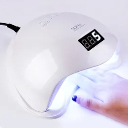 Nail Dryers SUN5 UV LED Light Dryer Nagel Droger Gel 48W Lamp Drier For Curing Polish Twee Handen Art Machine