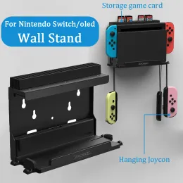 Стойки для Nintendo Switch Oled Host Wall Stand Sweat Sweat стенка для хранения на стенах с игровыми картами для NS Nintendo Switch Accessories