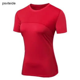 T-Shirts Women Running tshirt Compression shirts Sexy Yoga Shirt Women Fitness Clothing Short Sleeve Workout Tops Shirt Sport TShirt Gym
