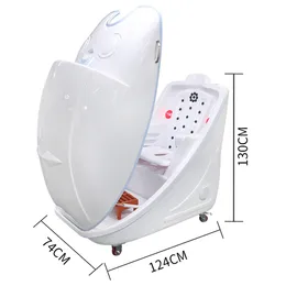 Far infrared spa capsule slimming machine ozone salon sauna Fumigation Care Hydra Therapy Beauty Equipment Sit Sauna Steam Capsule